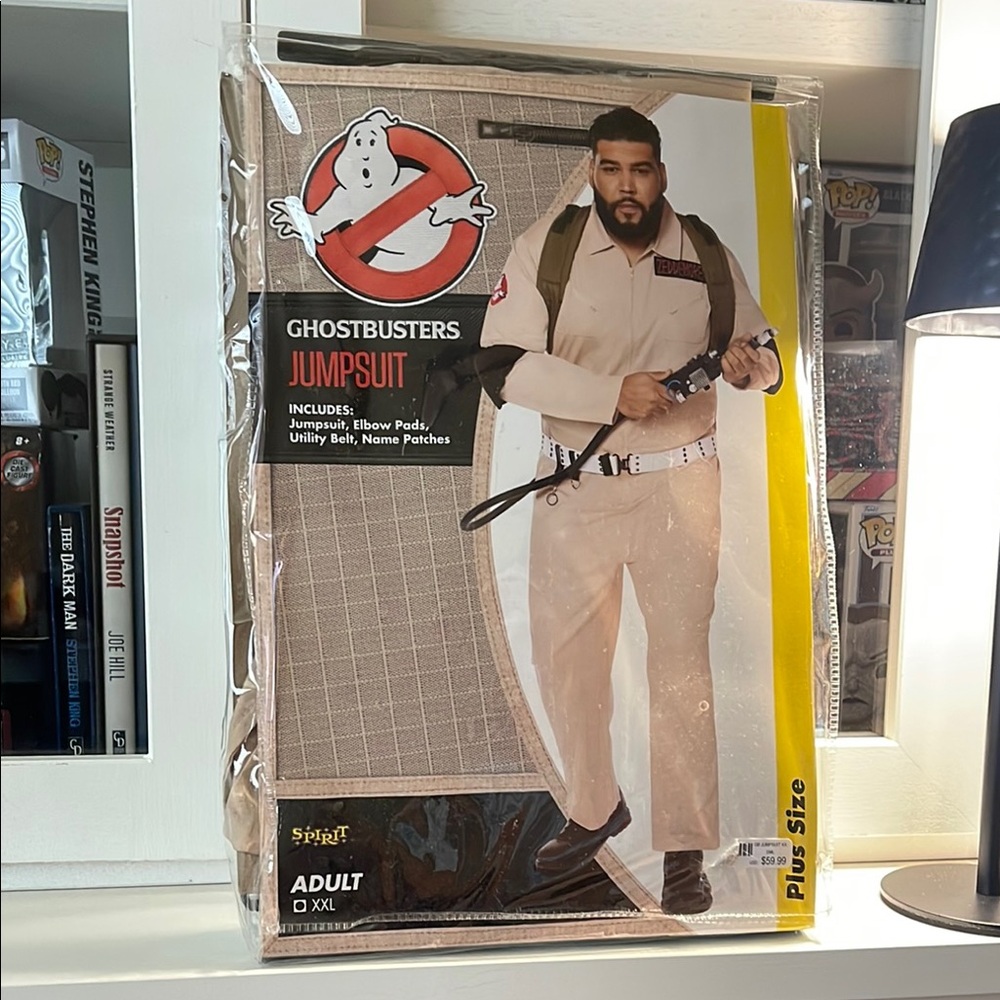 Spirit Ghostbusters Jumpsuit Costume Adult Plus Size XXL - Worn Once